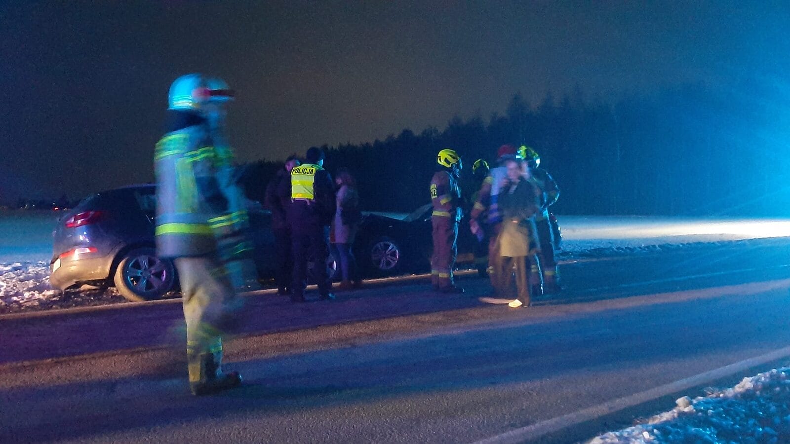 Zdarzenie Drogowe Dk16 Ostróda – Samborowo. Na Miejscu Policja I Służby