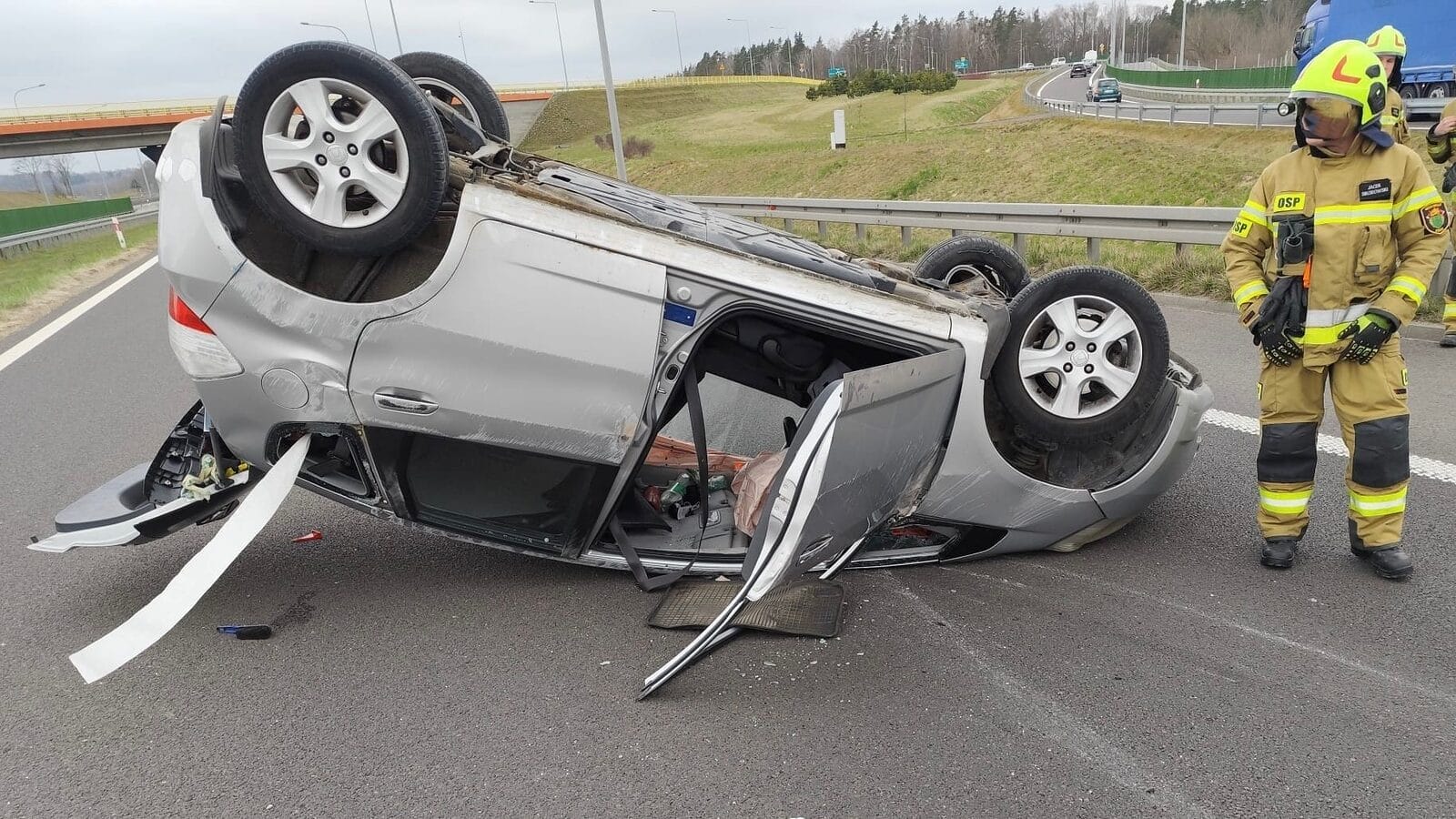 Zdarzenie Drogowe Na S7 W Rychnowie