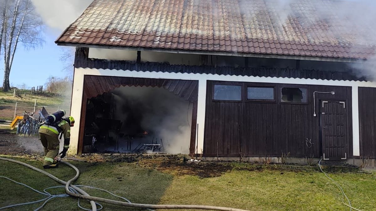 Pożar Stodoły W Mielnie W Gminie Grunwald